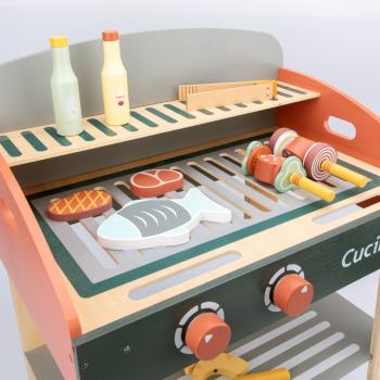 Großhandel B2B Holz Kinderspielzeug Grill Gartengrill Spielküche